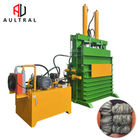 Compacteur de pneus hydraulique vertical pour papier usagé, semi-automatique, haute efficacité, avec moteur