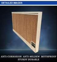 Panel de Enfriamiento Evaporativo de Fácil Limpieza para Aves de Corral, Montaje en Pared, Directo de Fábrica