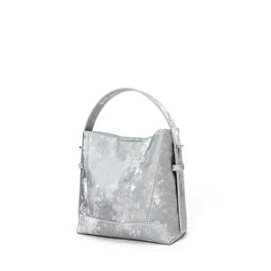 High-End <b>Women's</b> Genuine <b>Leather</b> Crossbody <b>Bag</b> Large Capacity Bucket Style with Zipper Closure Solid Color for Commuting <b>Laptop</b> - Product Image 4