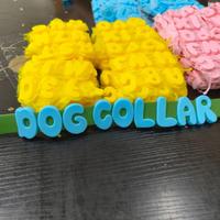 Collier personnalisé pour animaux de compagnie en perles de silicone DIY, réglable, imperméable, avec lettres de l'alphabet, pour toutes les races de chiens et de chats