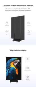 Schermo Pubblicitario LED Pieghevole a Tre Ante di Alta Qualità, Controllo Intelligente HD a Colori Completi P2/P2.5/P3 Modelli Più Venduti - Product Image 6