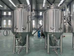 Fermenteur <span class=keywords><strong>conique</strong></span> pour bière <span class=keywords><strong>de</strong></span> 100L à 500L, unitank en acier inoxydable SUS304, réservoir <span class=keywords><strong>de</strong></span> <span class=keywords><strong>fermentation</strong></span> pour microbrasserie, brassage commercial - Product Image 3