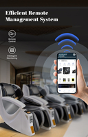 Fauteuil de massage intelligent 3D à gravité zéro avec système de paiement par carte et code QR pour gares et commerces mondiaux