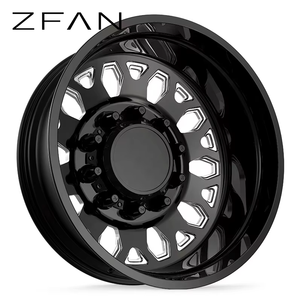 Rines Cóncavos Forjados ZFAN en Negro Mate para 8/10 Orificios PCD 127/130mm ET20 8x165.1/10x225 <span class=keywords><strong>22</strong></span>-30 Pulgadas - Product Image 3