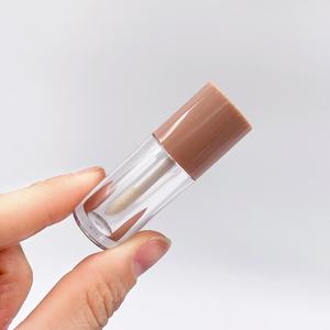 <b>Square</b> Transparent Frosted White Red Brown Chocolate Lipgloss <b>Containers</b> Lip Gloss Tube Empty Cosmetic Packaging - Product Image 6