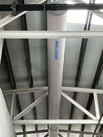 Conduit d'air en tissu ignifuge Conduits de chaussettes d'air de distribution d'air non combustibles