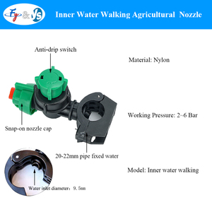 高压防滴漏内水行走农业喷嘴，拖拉机吊杆喷雾器110度平板风扇快速释放 - Product Image 2