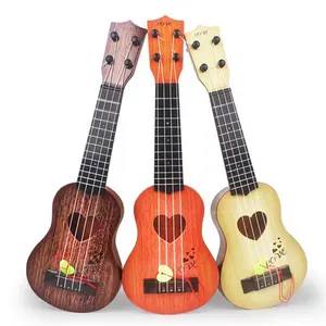 Bebek oyuncakları acemi klasik Ukulele gitar eğitim enstrüman oyuncak çocuklar için komik oyuncaklar kız erkek (39cm)