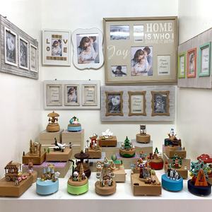 Caja de música giratoria bailarina baile chica pastel caja de música de madera para regalos de cumpleaños - Product Image 6