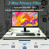 Filtre de confidentialité pour écran PC 20 pouces 16:9, anti-espionnage, anti-reflets, anti-lumière bleue, film PET, personnalisation OEM disponible