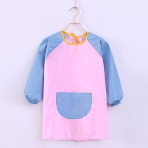 Art Aprons Learning Education Toys Portable Lightweight Linen Birthday Gift Kids Bib Apron <b>Kit</b> Long Sleeve <b>Painting</b> - Product Image 4
