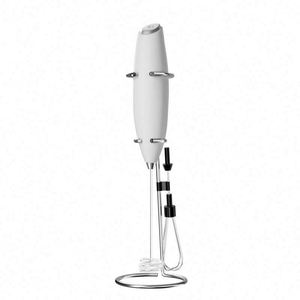 Espumador de Leche a Pilas con 2 Batidores, Espumador Eléctrico, Batidora de Huevos, Herramientas para Café - Product Image 2