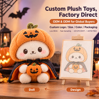 Peluche Citrouille d'Halloween Personnalisée, Adorable Jouet en Peluche, Poupée Animale Rembourrée, OEM ODM, Jouet en Peluche Personnalisé pour Fêtes, Vente en Gros, Cadeau, Décoration d'Intérieur