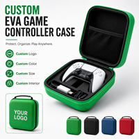 Étui de transport rigide en EVA personnalisé pour manette de jeu avec logo, couleur, taille et intérieur, boîte de rangement portable antichoc avec fermeture éclair