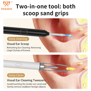 Limpiador de Oídos Visual Inalámbrico PAKISS – Endoscopio HD con Pinzas de Sujeción, Directo de Fábrica - Product Image 3