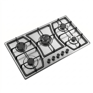 Nouvelle cuisinière à gaz encastrable en acier inoxydable à 5 brûleurs, classe A, à prix réduit, pour usage domestique, à haut rendement énergétique - Product Image 2