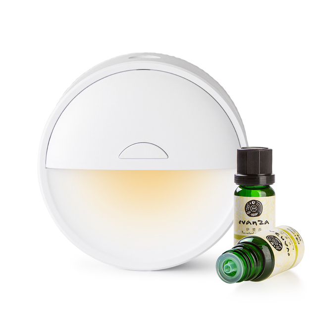 Lemoworld Wall Plug in Air Freshener Night Lights Aromatherapy Aroma Waterless 10ml 100% Essential Oil Diffuser Machine