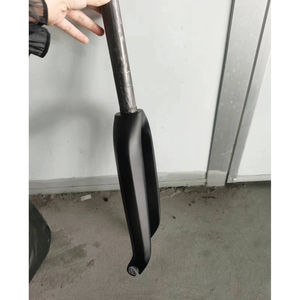 Tốt Nhất Bán <span class=keywords><strong>20</strong></span> <span class=keywords><strong>Inch</strong></span> Đen Carbon Bmx Ngã Ba Cho-Pro Xe Đạp Cứng Nhắc Phía Trước Côn Dĩa Mạnh Nhất Ngã Ba - Product Image 6