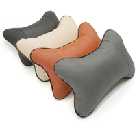 Coussin de nuque portable pour voiture avec surface perforée respirante, appui-tête universel pour voiture avec design en forme d'os