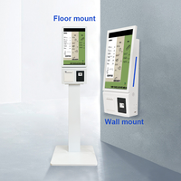 Kiosque tactile public de 23/27 pouces avec terminal de paiement et imprimante, matériel Android/Windows, offre en stock
