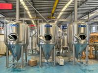 Fermenteur conique en acier inoxydable sanitaire, réservoir de fermentation pour les machines alimentaires et de boissons