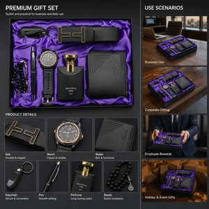 <span class=keywords><strong>Set</strong></span> Regalo da <span class=keywords><strong>Uomo</strong></span> per Anno Nuovo <span class=keywords><strong>Portafoglio</strong></span> Orologio <span class=keywords><strong>Cintura</strong></span> Profumo - per Business Transfrontaliero Giorno del Ringraziamento San Valentino Festa del Papà - Product Image 2