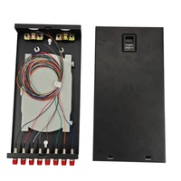 Boîtier de terminaison fibre optique 8 ports FC/UPC monomode FTTH mural avec pigtail préinstallé en acier