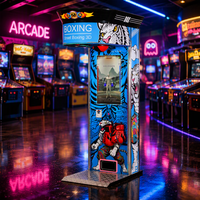 Machine d'arcade de boxe 3D à écran LCD 32 pouces, fonctionnant à pièces, pour test de force, pour centre de jeux