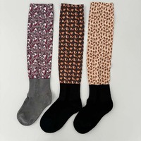 Chaussettes d'équitation professionnelles personnalisées, respirantes, antidérapantes, hautes jusqu'au genou, avec logo, pour hommes et femmes