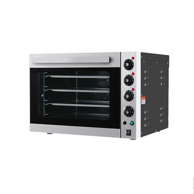 Commercial 50~350C Electric Snack Pastry Bread Pizza Hot Air Convection Steam Oven Multifunction Hot Air Oven