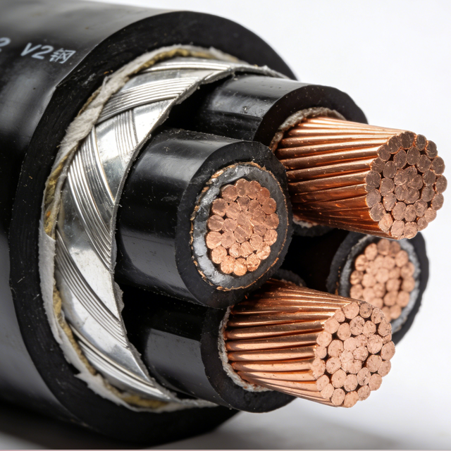 YJV-0.6/1kv LV Distribution Multicore Copper Power Cable IEC60502 Standard Steel Tape Armoured PVC Insulated Flame-Retardant