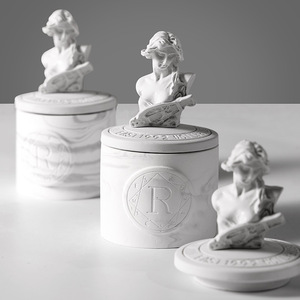 Velas Aromáticas de Cera de Soya Ecológicas Hechas a Mano al por Mayor con Tapa de Piedra con Textura de Mármol, Barras de Diwali, Directo de Fábrica - Product Image 1
