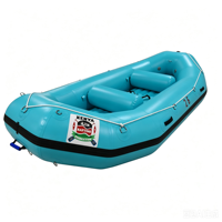 Bateau pneumatique de 3,65 m (12 pieds) modèle R4 Racing pour la Coupe du Monde de Rafting 2026, 6 personnes, durable, réglable, en PVC, certifié CE