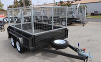 Remorque à prix d'usine en Australie à vendre, remorque à cage à 4 roues pour voiture
