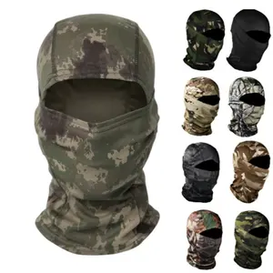 战术巴拉克拉瓦全脸面具迷彩战争头盔衬垫帽自行车滑雪面具围巾帽