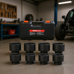 Juego de Llaves de Impacto Vevor 3/4 para Ejes SAE, 8 Piezas, para Transmisión de Camiones - Product Image 2
