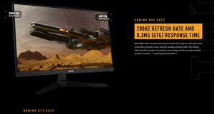 Monitor para Juegos ASUS TUF Gaming VG259Q5A de 24.5 Pulgadas, FHD, IPS Rápido, 200 Hz, 0.3 ms (GTG), Compatible con FreeSync Premium/G-Sync - Product Image 4