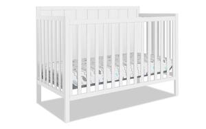 Newborn Baby Convertible <strong>Cot</strong> Crib Kids Solid Wooden Baby <strong>Bed</strong> Crib <strong>With</strong> Storage <strong>Drawer</strong> For Bedroom - Product Image 4