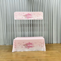 Nappe personnalisée imprimée en couleur dégradée en polyester pour salons professionnels, événements et expositions