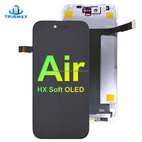 Layar OLED Lunak Truemax HX Lengkap untuk iPhone Air Smartphone LCD Touch Screen Digitizer Assembly Ponsel A3517 A3260 TEMX