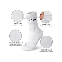 Chaussettes athlétiques de haute qualité pour hommes et femmes Chaussettes en coton épais rembourrées les plus vendues