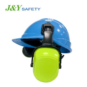 イヤーマフ再利用可能なキャップに取り付けられた帽子とハードハット用に取り付けられたイヤーマフ安全ヘルメット - Product Image 6
