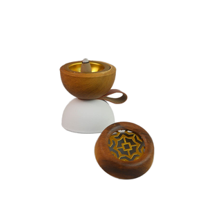 Carved Wooden Arabic Mabkhara Luxury <b>Oud</b> <b>Burner</b> - Product Image 1