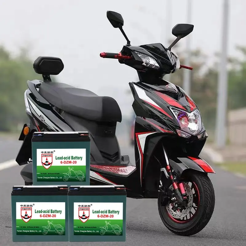 Electric Motorcycle 12V20Ah 48V 60V 72V Batteries Pack 20Ah 30Ah 40Ah 45Ah 50Ah 60Ah Lead Acid Battery