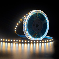 Haute qualité 2835 SMD LED bande lumineuse 120d 3000k-6500k blanc décoration intérieure 12/24V 5M/10M 8mm PCB largeur
