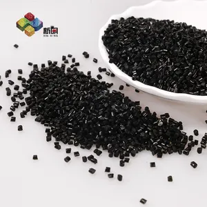 Dark black HDPE LDPE LLDPE polyethylene granules PP PE ABS EVA carrier carbon black masterbatch for plastic films