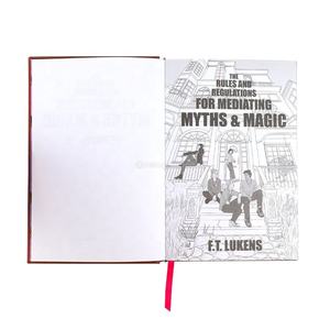 Impresión de Libros de Tapa Dura con Lámina Metálica, Encuadernación en Cuero, Edición Especial con Bordes Pintados, Personalización OEM - Product Image 6