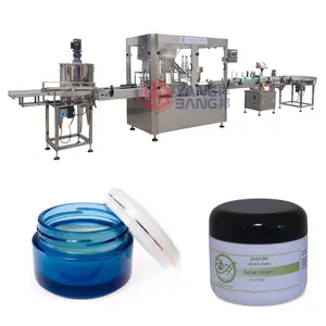 Automatic 4 Heads Cosmetic Cream Day Cream Shoe Polish Wax Ointment Filling Making Machine for Cosmetic Machinery Equipment