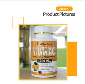 Compresse di Vitamina <span class=keywords><strong>C</strong></span> Liposomiale OEM all'Ingrosso, Integratori Biologici per il Sistema Immunitario per Adulti, Gusto Arancia, 60 Compresse, 2 al Giorno - Product Image 2