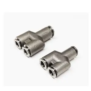 YBPM Series 316 Stainless Steel Fittings Pneumatic Quick Plug Fittings Connecting PU/PE/PA Pipe